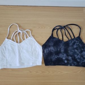 2 pieces of bralettes size S and M